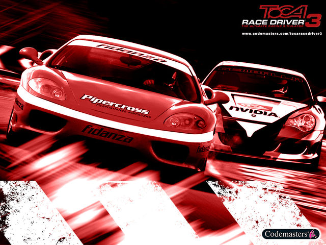 DTM Race Driver 3 title screen for Xbox